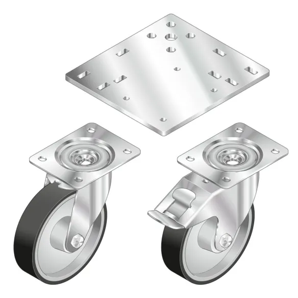 Płyta montażowa zestawu kołowego do dużych obciążeń