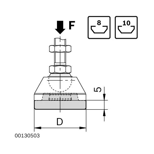 Płyta amortyzująca D79