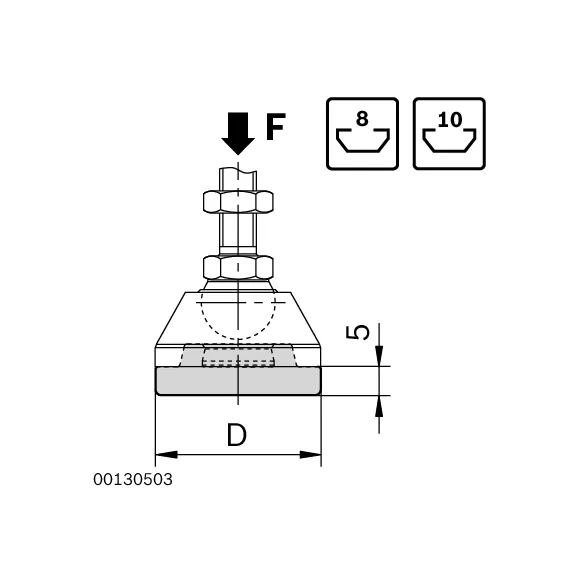 Płyta amortyzująca D79