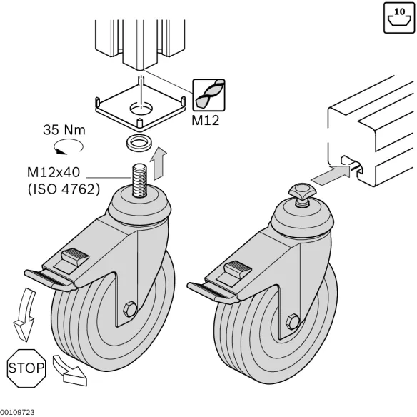 Zestaw kołowy ESD D125 F1100N