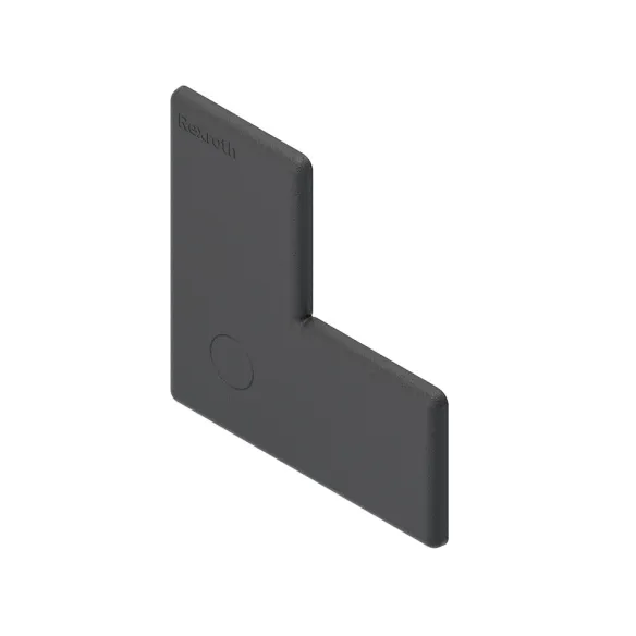 Zaślepka 40x80x80 czarna ESD