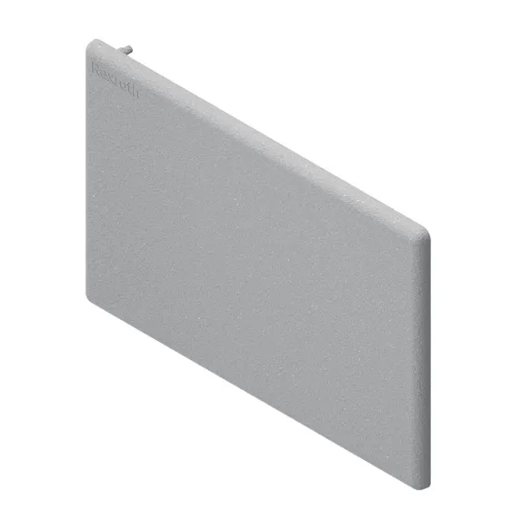 Zaślepka 80x120L jasno szara RAL 7004