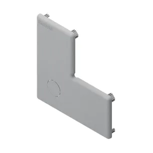 Zaślepka 45x90x90 jasno szara RAL 7004