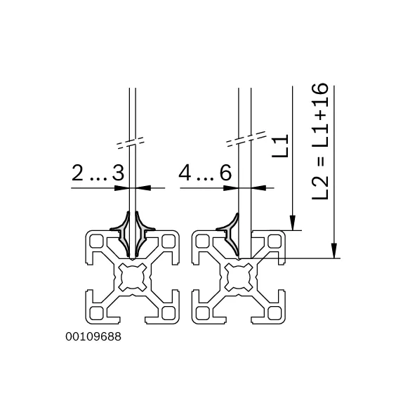 Profil wpustowy do szyb [8] 