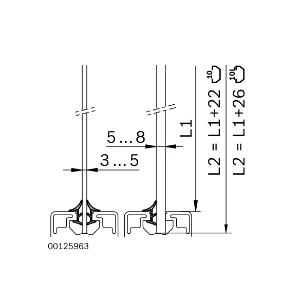 Profil wpustowy do szyb [10] 