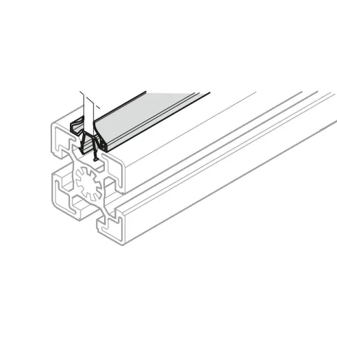 Profil do szyb ochronnych [10] Clean Room R40 typ B