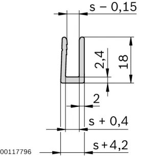 Ochraniacz krawędzi s6mm 2