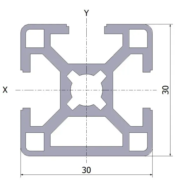 Profil aluminiowy 30x30 3N