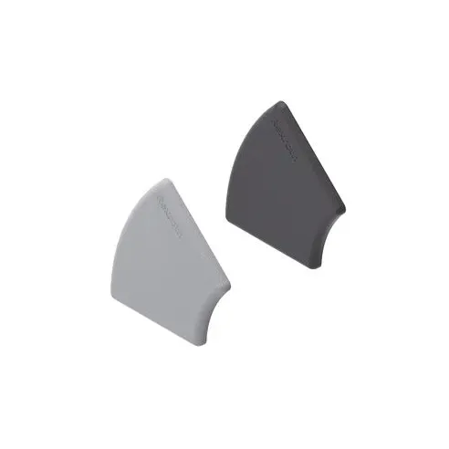 Zaślepka 45x45° czarna ESD