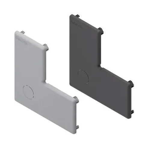 Zaślepka 45x90x90 czarna ESD