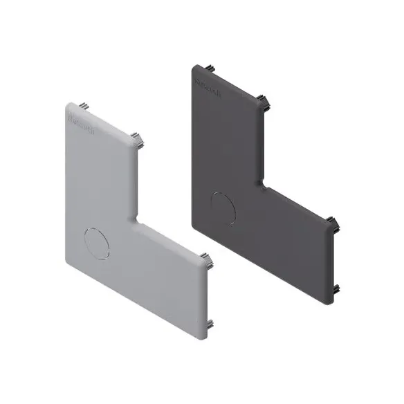 Zaślepka 45x90x90 jasno szara RAL 7004