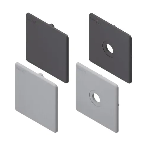 Zaślepka 90x90 jasno szara RAL 7004