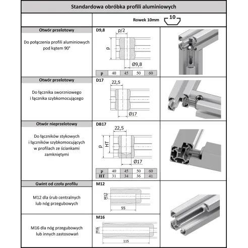 Profil aluminiowy 40x40L