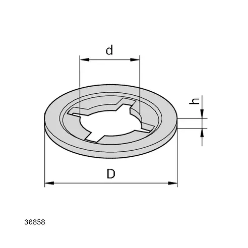 Pierścień zabezpieczający M4