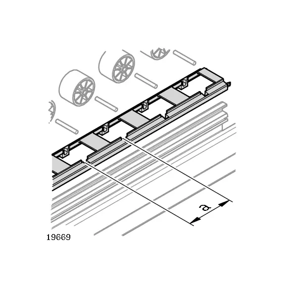 Uchwyt do rolek D32X37,5 ESD