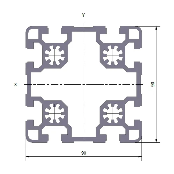 Profil aluminiowy 90x90L