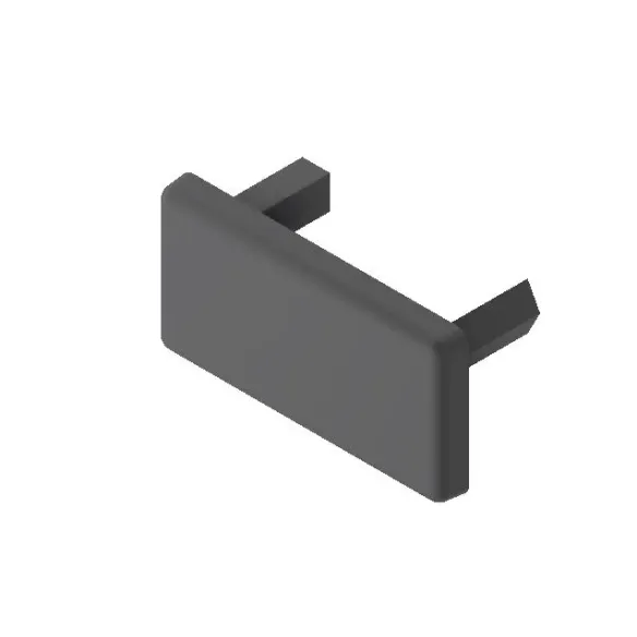 Zaślepka 15x30 czarna ESD