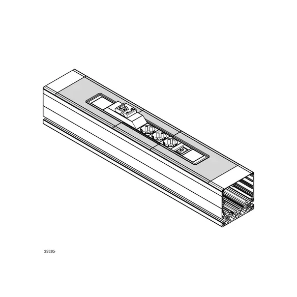 Osłona 120 szary ostrzegawczy