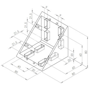Kątownik montażowy 80x80 [8] 2