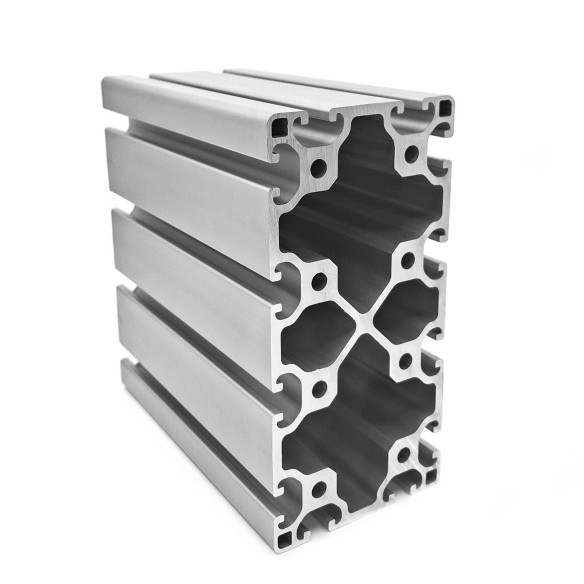 Profil aluminiowy konstrukcyjny 80x160L [rowek 8 mm]