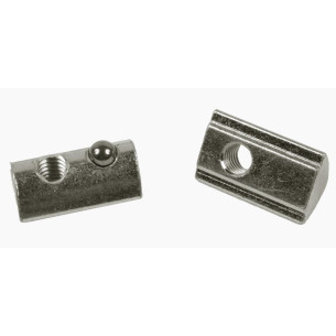 Wpust rowkowy M4 [8] obracany z kulką