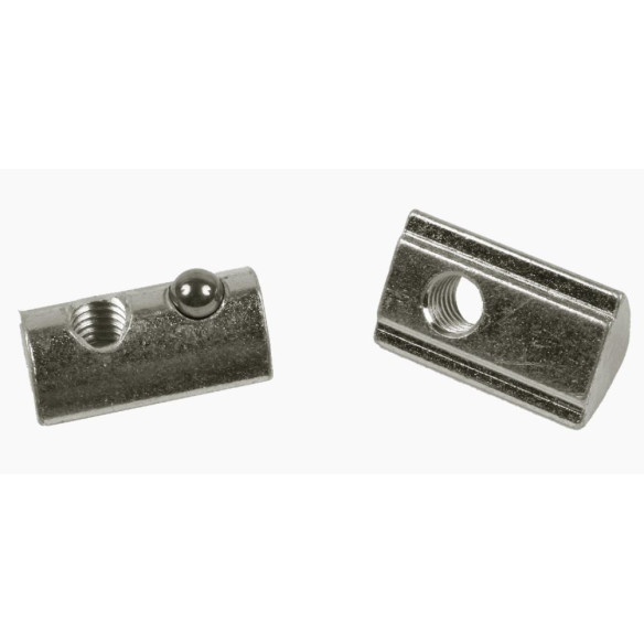 Wpust rowkowy M4 [8] obracany z kulką