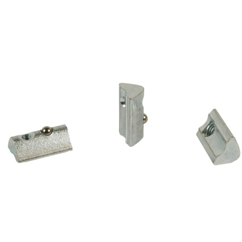 Wpust rowkowy M5 [6] obracany z kulką