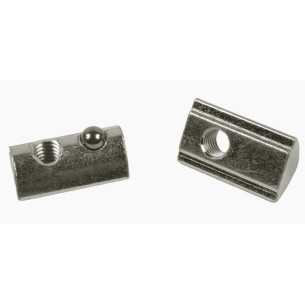 Wpust rowkowy M5 [8] obracany z kulką