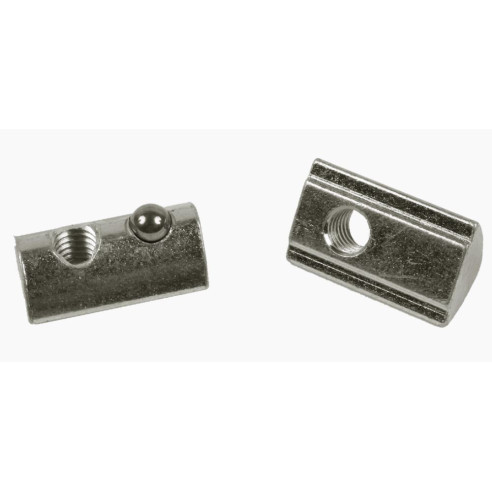 Wpust rowkowy M5 [8] obracany z kulką