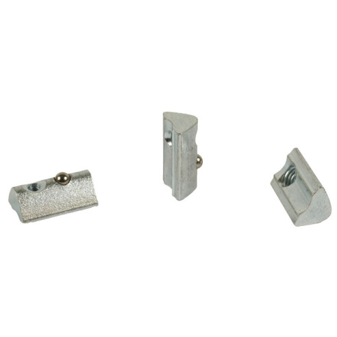 Wpust rowkowy M6 [6] obracany z kulką