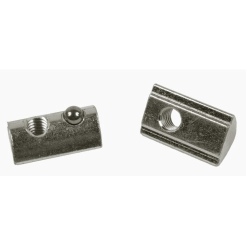 Wpust rowkowy M8 [8] obracany z kulką