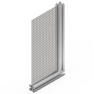 Blacha perforowana Qg 8-12 gr. 2 mm czarna