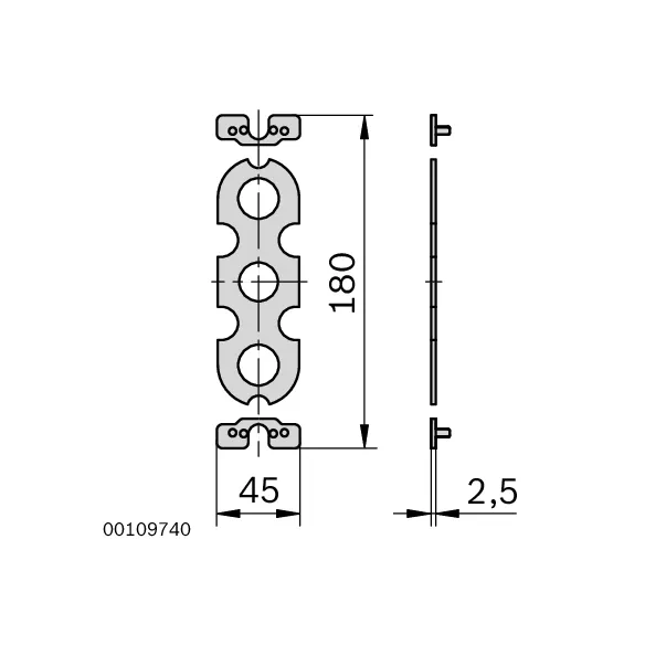 Uszczelnienie czołowe 45x180