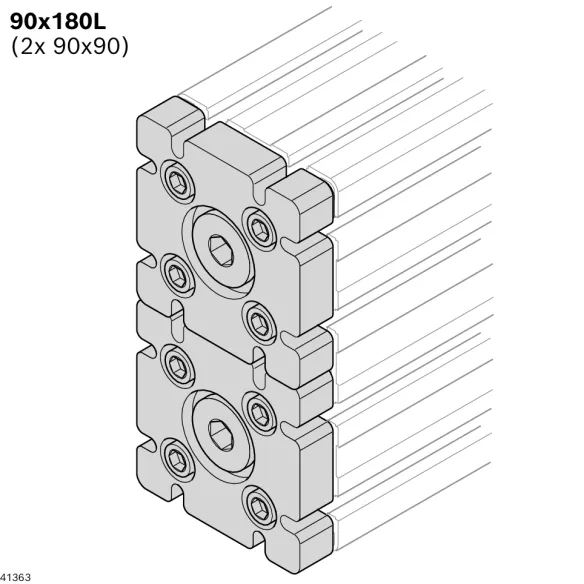 Płyta kołnierzowa 90x90