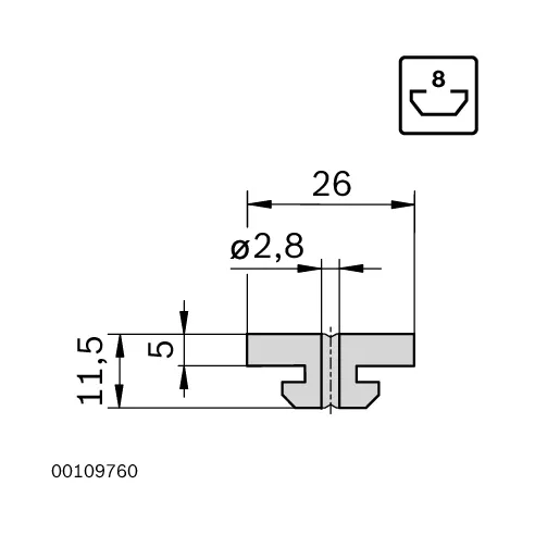 Ślizgacz jednostronny [8]