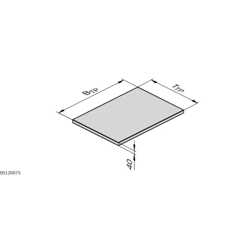 Blat stołu Basic 1200x555