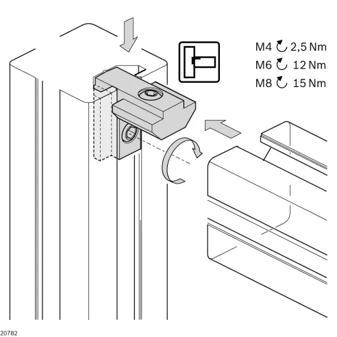 Kątownik wewnętrzny A [6] 